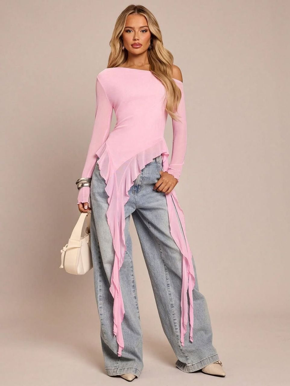 RUFFLED TOP