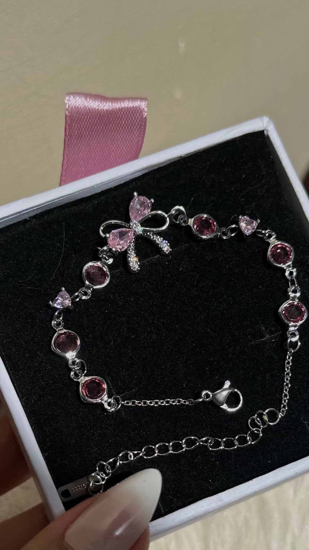 Bow Charm Bracelet