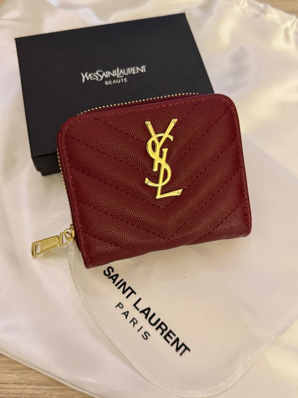 Wallet YSL With box & Cover