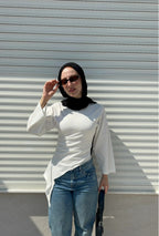 Asymmetric Draped Top