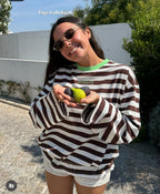 Brown Striped T-Shirt